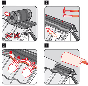 Les 4 étapes de l'installation de AirPro Roll'n Go