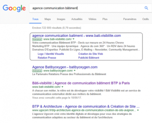 Agence referencement payant professionnels du BTP 66