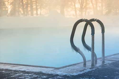 sortir sa piscine d'hivernage passif