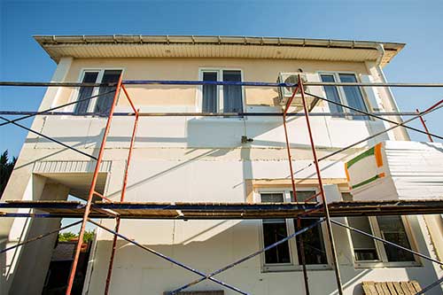 Travaux préparatoires rénovation de façades