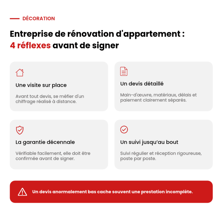 4 réflexes entreprise rénovation appartement
